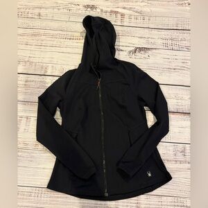 Black Spider Active Medium‎ Hooded Zip-Up Jacket